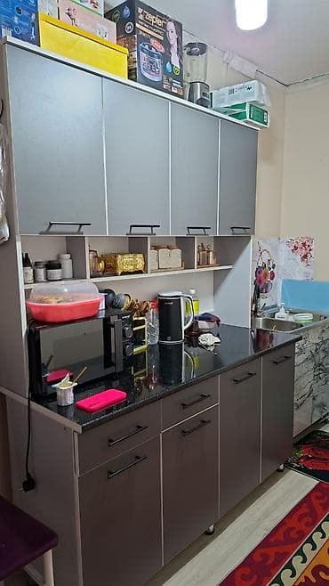 Кухонный гарнитур, цвет - Серый