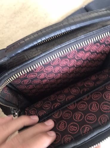 Классическая сумка, Butun, Турция, Материал: Натуральная кожа, Регулируемый ремень, Мужские, Б/у