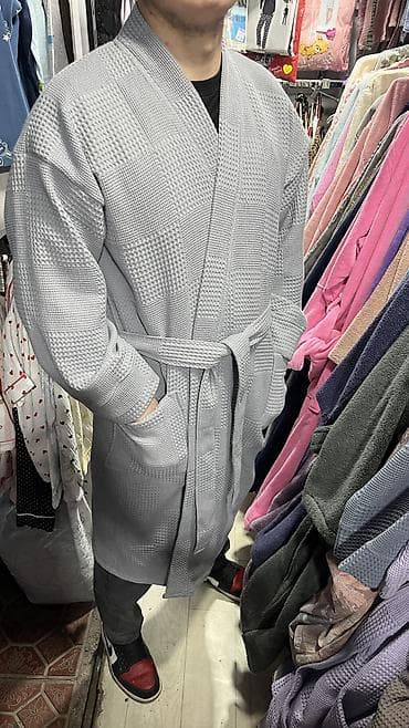 мужской банный халат: Мужской банный халат ✨ 💯 хлопок | M L XL 2XL 3XL 4XL 0-2500 сом — 3