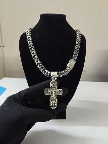 Жеке буюмдар: Цепь Рамзес 200 гр крест 25 грамм Серебро 925 пробы. Делаю на Заказ — 1