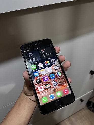 6s iphone: IPhone 7 Plus, Б/у, 128 ГБ, Black Titanium, Чехол, 100 % — 2