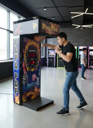 продаю готовый бизнес бишкек: Силомер аппараты Papa Boxer — даяр бизнес комплект! Өлкөлүк — 1