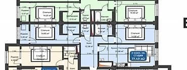 2 комнаты, 70 м² — 4