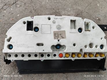 световое оборудование: Щиток приборов Volkswagen 2002 г., Б/у, Оригинал, Германия — 7