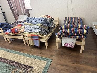 Кровати: Срочно Продается деревянный кровать все с матрасом с подушками с — 1