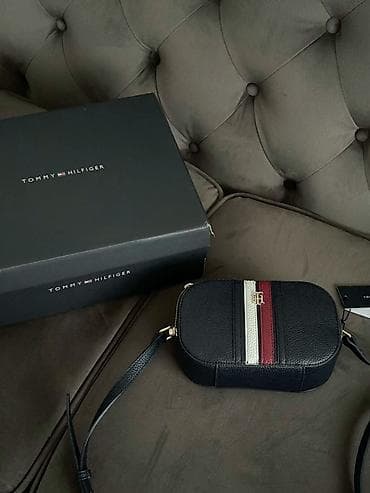 барсетка bmw: Классикалык сумка, Tommy Hilfiger, Материалы: Эко булгаары, Сыдырмалуу, Аялдарга — 1