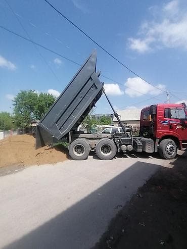 Песок, Насыпью, Камаз