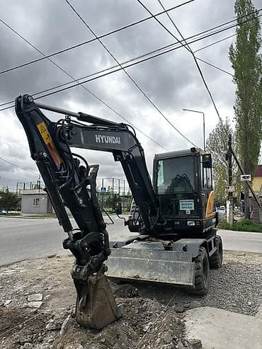 Экскаватор, Hyundai, Колесный