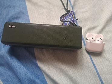 hoco m105: Портативная акустика Hoco + беспроводные наушники (TWS) - Портативная — 1