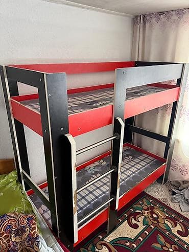 Двухъярусная кровать, Б/у, Складная — 2