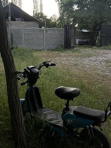 крейсер бишкек: Электроскутер (городской/прогулочный), синий цвет. Основные — 2