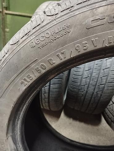 65 style: Шины 215 / 50 / R 17, Лето, Б/у, Легковые, Франция, Continental — 1