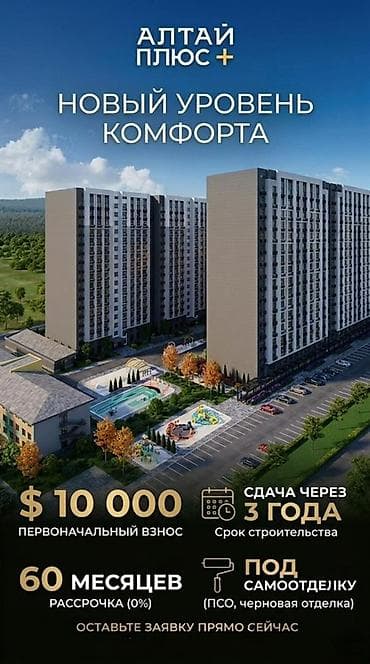 бай тал: Строится, 1 комната, 49 м² — 1