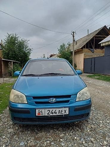 Транспорт: Hyundai Getz: 2004 г., 1.4 л, Кол менен иштөөчү, Бензин, Хетчбек — 2