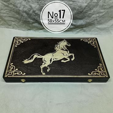 Нарда: Нарды новые. Лазерная гравировка. №17 50х55см, покрытие нитролак — 1