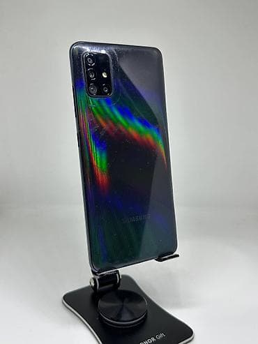 samsung galaxy a71: Samsung Galaxy A51, Б/у, 128 ГБ, цвет - Синий, 2 SIM — 1