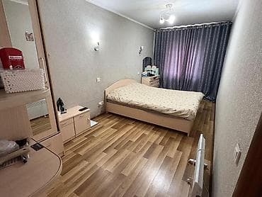 семейный квартира керек: 2 комнаты, ул. Московская / Турусбекова Собственник, Без животных, от 1 года, С мебелью полностью — 3