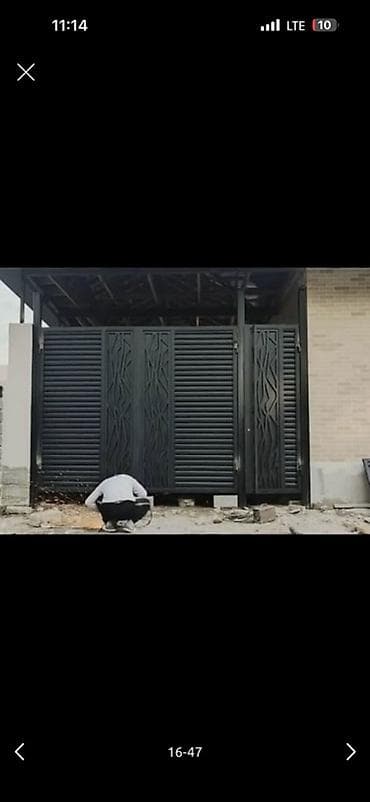 автоматик: Металлические ворота и калитки на заказ - Типы конструкций: откатные — 6