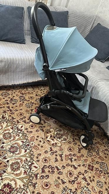 baby yoya: Коляска, Babyzen yoyo, цвет - Голубой, Б/у, Самовывоз — 1