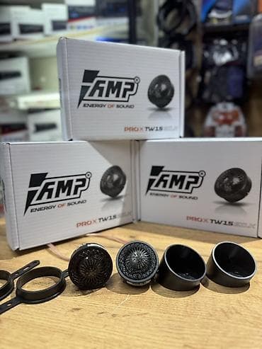 Унаа үчүн динамиктер: Твиттеры AMP PRO X TW15 SILK пищалки - Купольные высокочастотные — 2