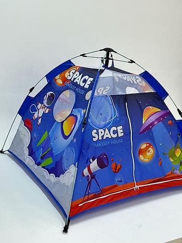 Игровые комплексы: Детский игровой домик-палатка “Space Fantasy House”. - Тема: космос — — 1