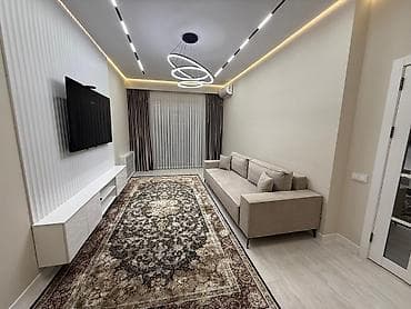discovery studio: 3 комнаты, 102 м², Асанбай мкр Элитка, 12 этаж, Дизайнерский ремонт — 10