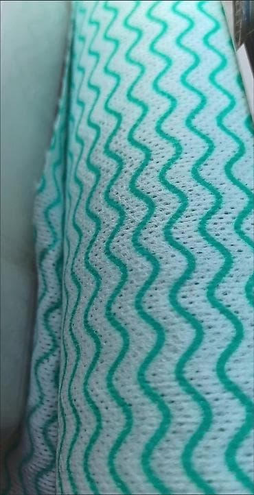 кухонные полотенца: Многоразовые вискозные кухонные тряпки в рулоне (рулон из 25 тряпок) — 1