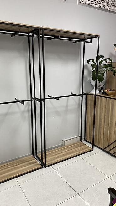 купить корзину: Кронштейн Для одежды, Материал: Металл, На колесах — 10