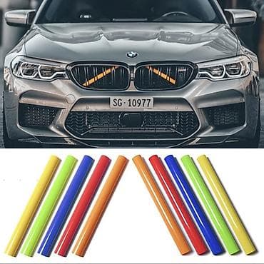 Накладки-наклейки на решётку радиатора для BMW - Декоративные полосы — 1
