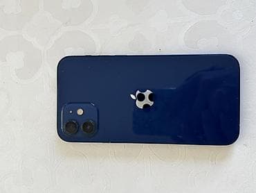 4k: IPhone 12, Б/у, 128 ГБ, Синий, Чехол, 84 % — 3