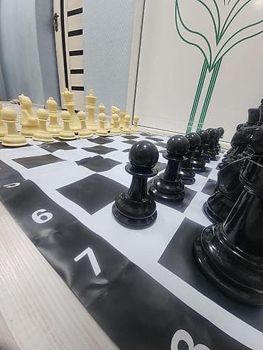 Спорт и отдых: Большие напольные шахматы Прекрасны для игры с друзьями и — 2
