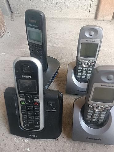 Стационарный телефон Беспроводной, Дисплей