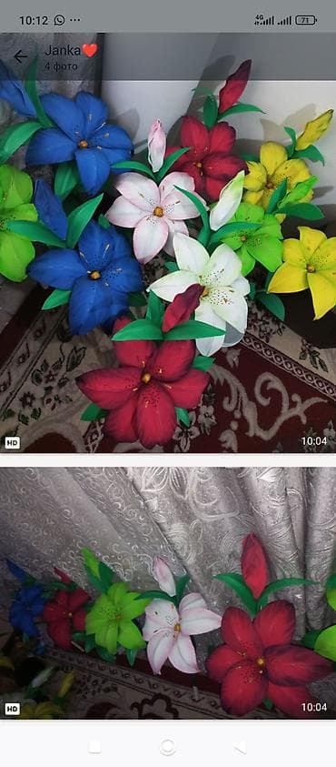 Декоративные цветы: 🌸 Кооз декоративный гүлдөр сатылат 🌸 Изалондон жасалган кол эмгек гүл — 3