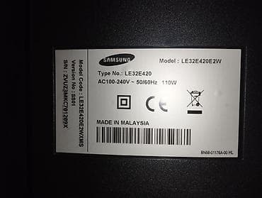 самсунг 72: Телевизор Samsung 32"Модель: LE32E420E2W (Type No.: LE32E420) — 2