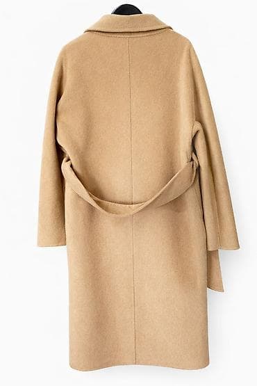 made: Серое женское пальто La Chapelle из 100 % шерсти. Производство — 8