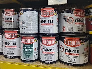 Алкидная эмаль, ПФ-115, OLECOLOR, Для наружной работы, цвет - Белый, 2 кг, Глянцевая, Атмосферостойкая