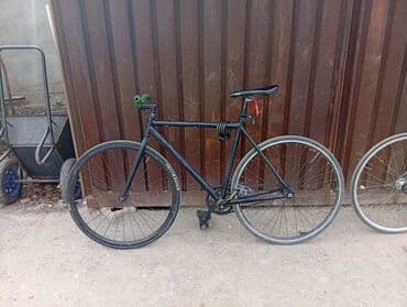 велосипед фикс купить в бишкеке: Фикс нн. - Рама: алюминий, цвет- перекрашена на черный цвет.🚲⚫ - — 1