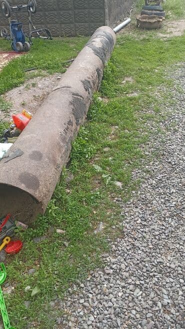 купить садовую тележку: Труба длинна 4м диаметр 400 толщина металла 10мм состояние отличное — 3