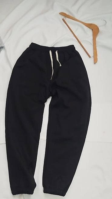 В наличии Черные мужские штаны широкие размера:L,XL доставка по