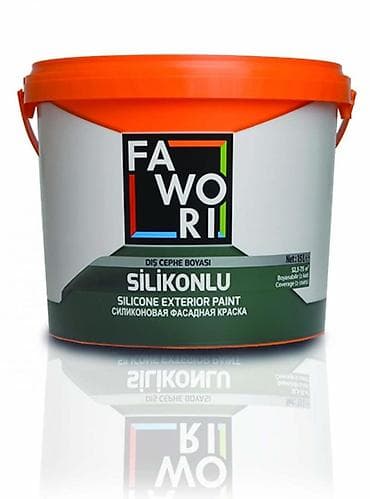 селикон: Силиконовая фасадная краска Fawori SILIKONLU - Назначение: наружные — 1
