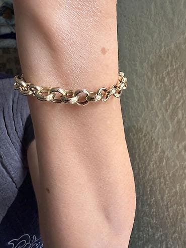 браслет золота: Браслет, Проба 585, Женские, Б/у — 5