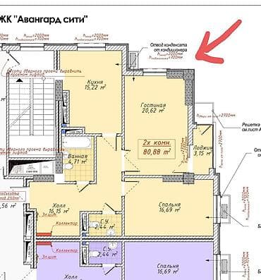 асман резиденс №1 фото: 1 комната, 36 м², Элитка, 13 этаж, Готовая ПСО (под самоотделку) — 1