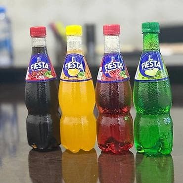 Дом и сад: Газированные напитки FIESTA, пластиковые бутылки 0,5 л. Ассорти — 1