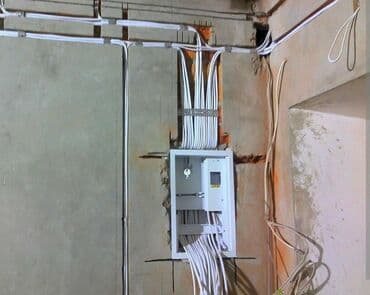 электромонтаж цены бишкек: Электромонтаж любой сложности. Прайс лист: прокладка кабеля 5; — 1