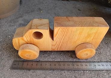 Көркөм өнөр жана коллекциялоо: Деревянные игрушечные машинки ручной работы - Материал: натуральная — 7