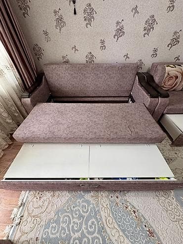 Мебельные гарнитуры: Комплект мягкой мебели, Б/у, Самовывоз, Платная доставка, цвет - Розовый — 5