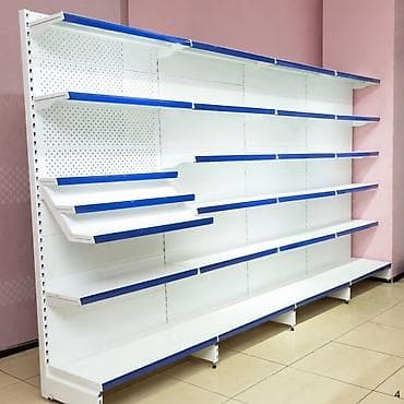Стеллаж металлический, сборные стеллажи, стеллажи для магазинов, полки