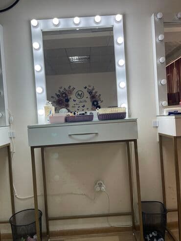 зеркала салон красоты: Зеркало для визажистов 3 шт 
Состояние хорошая 
Цена за 1 — 1