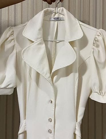 платье: Повседневное платье, Лето, Длинная модель, Платье-рубашка, XS, S, M — 5