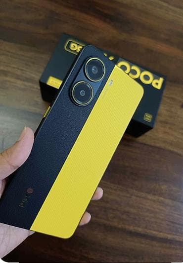 сяоми машина: Poco X7 Pro, Б/у, 512 ГБ, цвет - Желтый, 2 SIM — 2